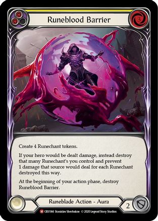 Runeblood Barrier (CRU144) (1st Edition) - Crucible of War