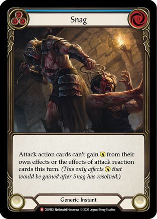 Snag (CRU182) (1st Edition) Rainbow Foil - Crucible of War