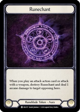 Runechant (CRU157) (Unlimited Edition) Rainbow Foil - Crucible of War