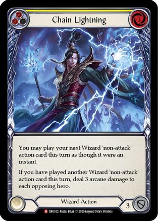 Chain Lightning (CRU162) (Unlimited Edition) - Crucible of War