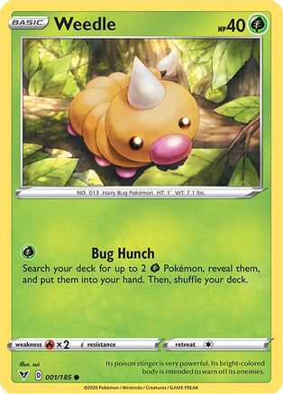 Weedle (1) - SWSH04 Vivid Voltage