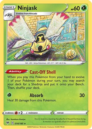 Ninjask (14) - SWSH04 Vivid Voltage