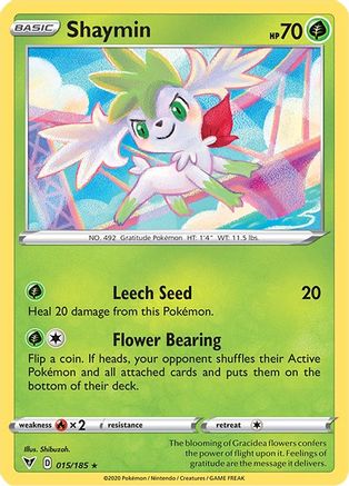 Shaymin (15) Holofoil - SWSH04 Vivid Voltage