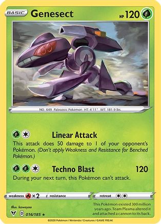 Genesect (16) Holofoil - SWSH04 Vivid Voltage