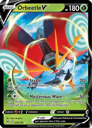 Orbeetle V (20) Holofoil - SWSH04 Vivid Voltage