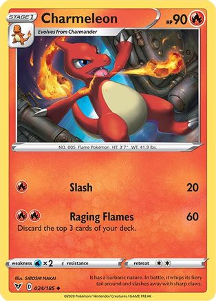Charmeleon (24) - SWSH04 Vivid Voltage