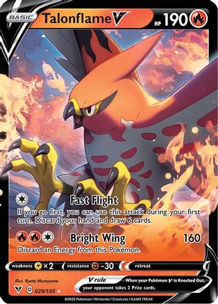 Talonflame V (29) Holofoil - SWSH04 Vivid Voltage