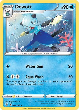 Dewott (34) - SWSH04 Vivid Voltage