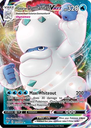Galarian Darmanitan VMAX (37) Holofoil - SWSH04 Vivid Voltage