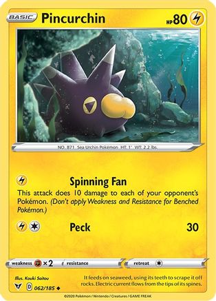 Pincurchin (62) - SWSH04 Vivid Voltage