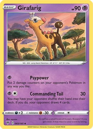Girafarig (65) - Vivid Voltage