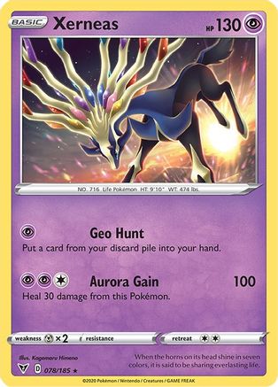 Xerneas (78) Holofoil - SWSH04 Vivid Voltage