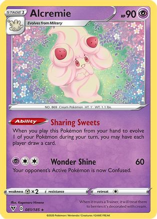 Alcremie (81) Reverse Holofoil - Vivid Voltage