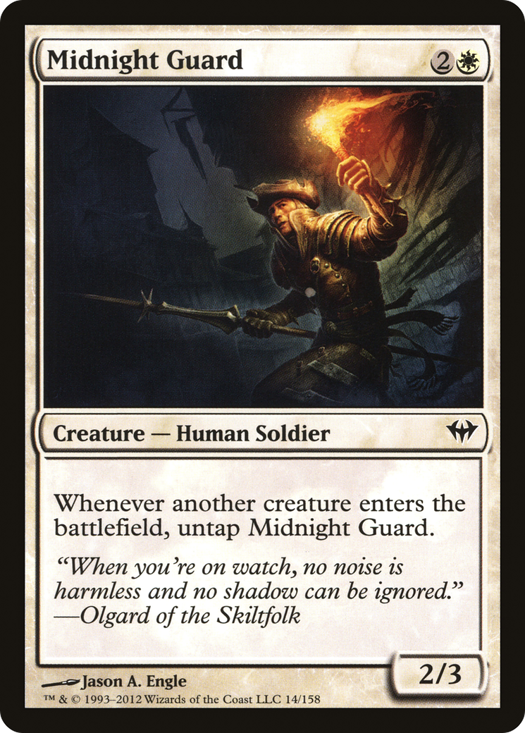 Midnight Guard (014) Foil - Dark Ascension