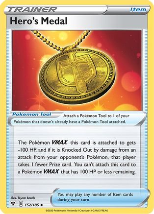 Hero's Medal (152) - SWSH04 Vivid Voltage