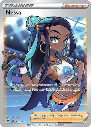 Nessa (Full Art) (183) Holofoil - SWSH04 Vivid Voltage