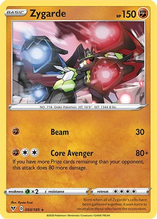 Zygarde (93) Holofoil - SWSH04 Vivid Voltage