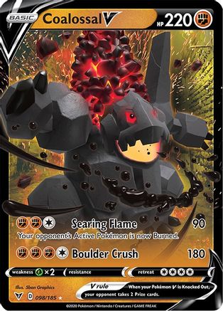 Coalossal V (98) Holofoil - SWSH04 Vivid Voltage