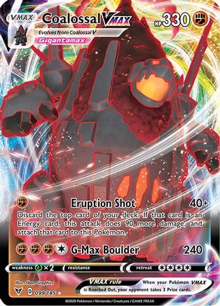 Coalossal VMAX (99) Holofoil - SWSH04 Vivid Voltage