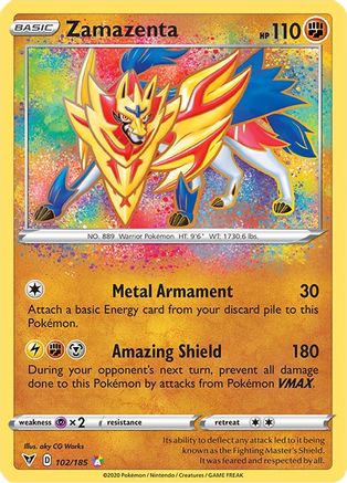 Zamazenta (102) Holofoil - SWSH04 Vivid Voltage