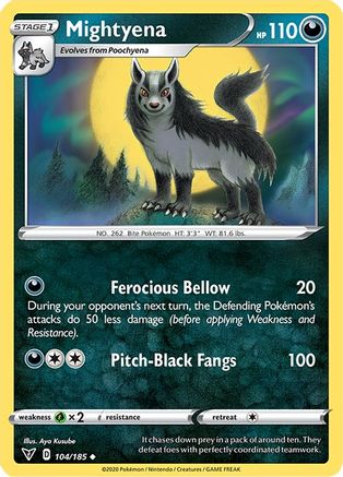 Mightyena (104) - SWSH04 Vivid Voltage