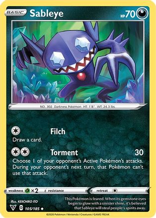 Sableye (105) - SWSH04 Vivid Voltage