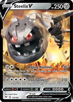 Steelix V (115) Holofoil - SWSH04 Vivid Voltage