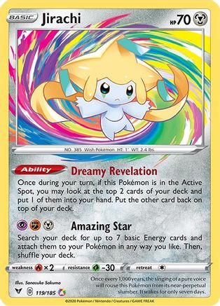 Jirachi (119) Holofoil - SWSH04 Vivid Voltage