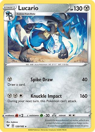 Lucario (120) - SWSH04 Vivid Voltage