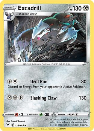 Excadrill (122) - SWSH04 Vivid Voltage