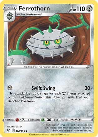 Ferrothorn (124) - SWSH04 Vivid Voltage
