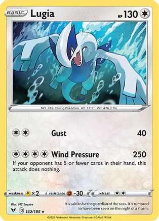 Lugia (132) Holofoil - SWSH04 Vivid Voltage