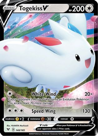 Togekiss V (140) Holofoil - SWSH04 Vivid Voltage