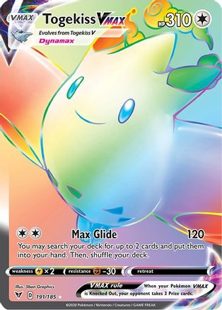 Togekiss VMAX (Secret) (191) Holofoil - SWSH04 Vivid Voltage