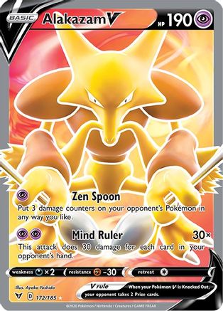 Alakazam V (172/185) [Sword & Shield: Vivid Voltage] | Silver Goblin