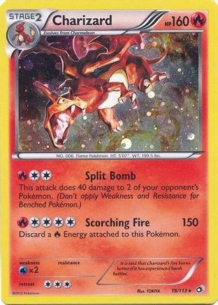 Charizard (19/113) (Cosmos Holo) [Black & White: Legendary Treasures] | Silver Goblin