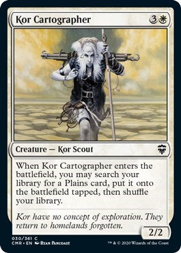 Kor Cartographer (030) Foil - Commander Legends