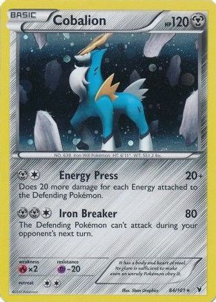 Cobalion - 84/101 (Cosmos Holo) (84) Holofoil - Blister Exclusives