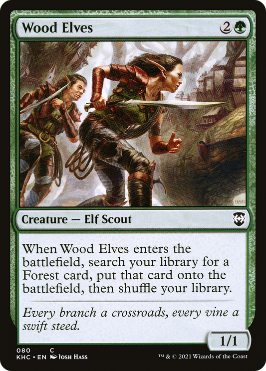 Wood Elves (080) - Kaldheim Commander
