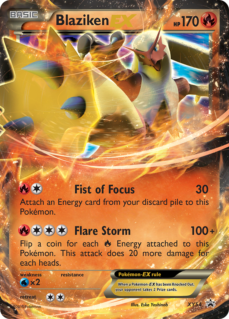 Blaziken EX (XY54) [XY: Black Star Promos] | Silver Goblin