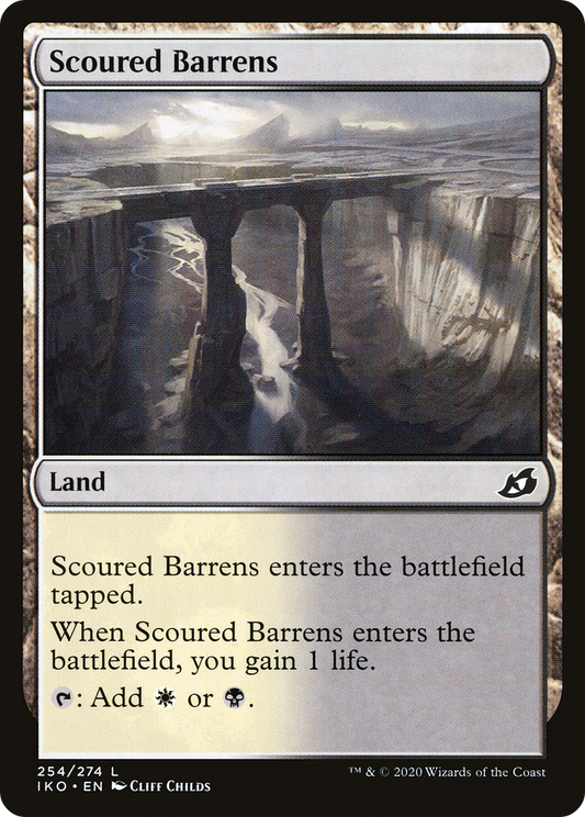 Scoured Barrens (254) - Ikoria: Lair of Behemoths