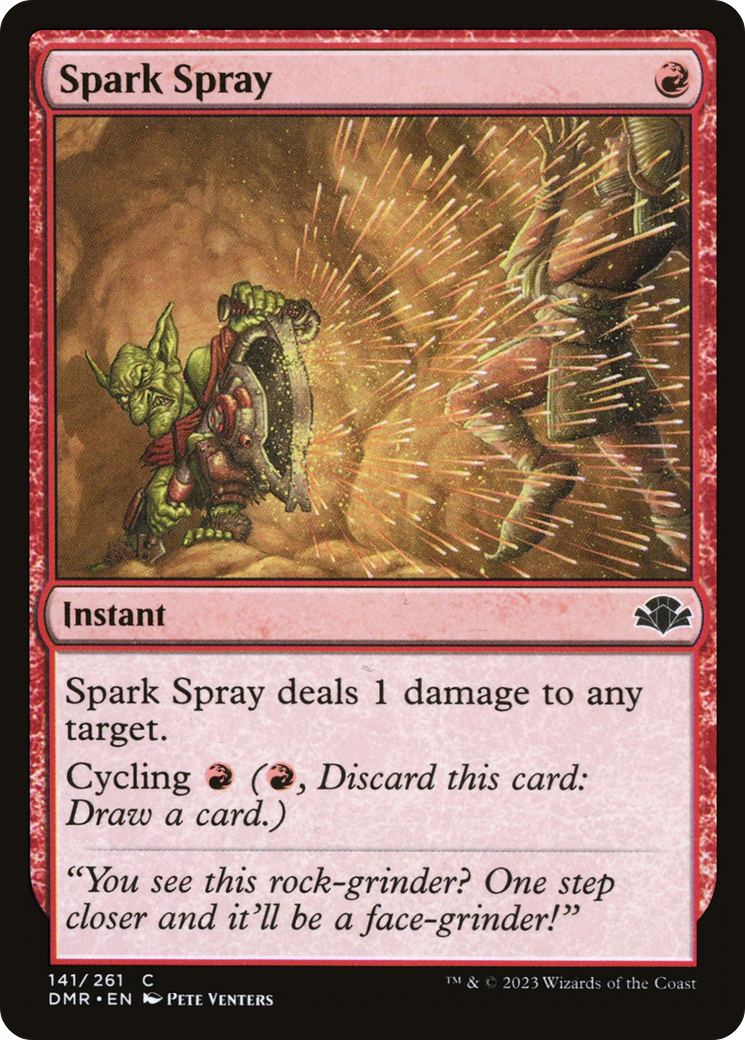 Spark Spray [Dominaria Remastered] Foil