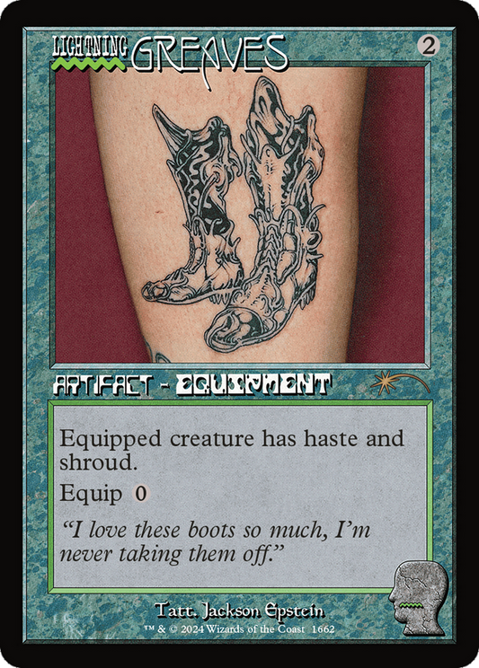 Lightning Greaves (1662) (Rainbow Foil) (1662) Foil - Secret Lair Drop Series