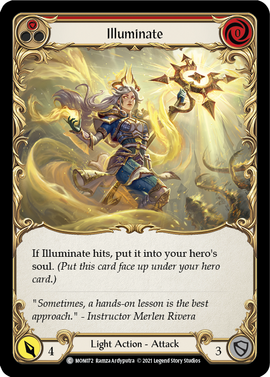 Illuminate (Red) [MON072] (Monarch)  1st Edition Normal | Silver Goblin