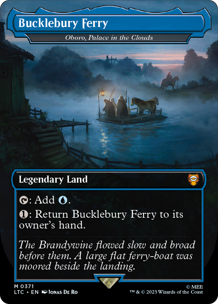 Oboro, Palace in the Clouds (371) Foil - Tales of Middle-earth Commander