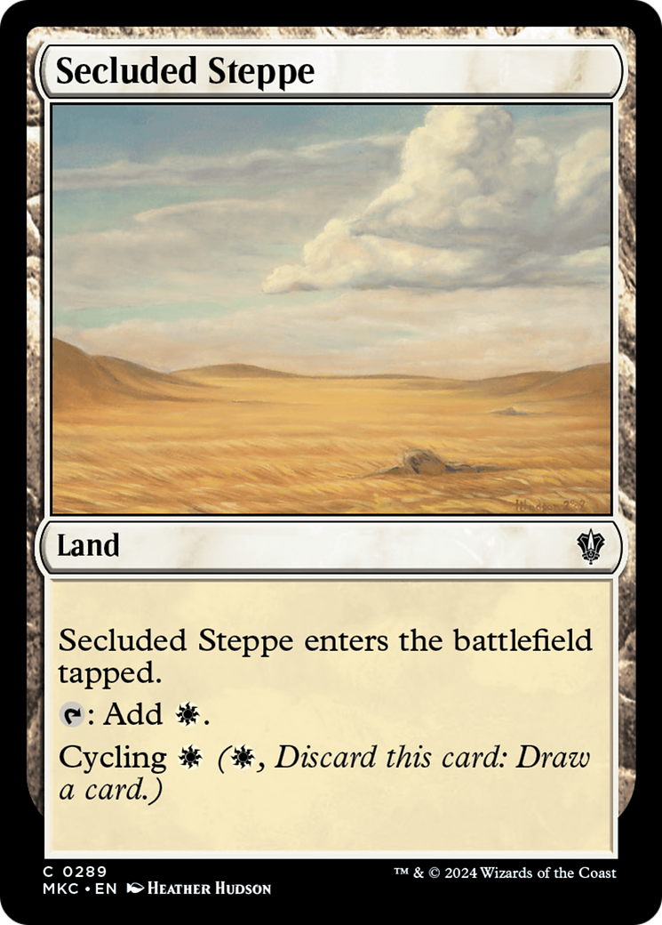 Secluded Steppe (289) - Murders at Karlov Manor Commander