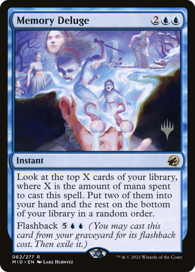Memory Deluge (062) - Innistrad: Midnight Hunt Promos