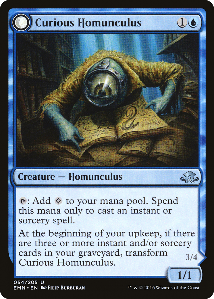 Curious Homunculus (054) Foil - Eldritch Moon
