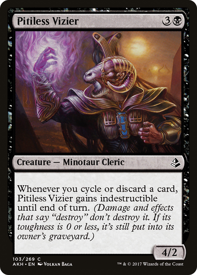 Pitiless Vizier [Amonkhet] | Silver Goblin