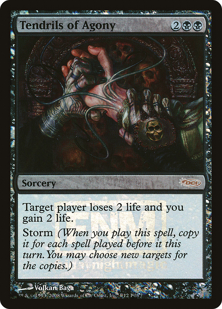 Tendrils of Agony Foil - Friday Night Magic 2008